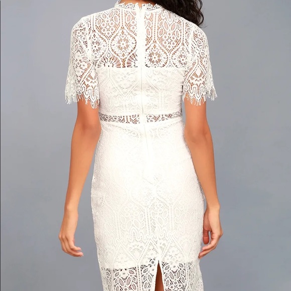 White lace dress - Picture 3 of 3